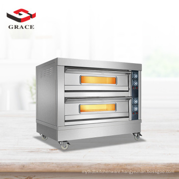 Baking Equipment Baking Oven Electric 2 Deck OVEN Commercial Stainless Steel  CE Certified Available Worldwide